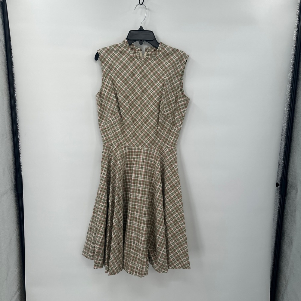 Vintage Country Set Galey & Lord Fabric Prairie Dress XS Cottagecore Fit Flare*